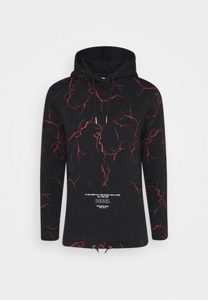 Sweater met rits - black