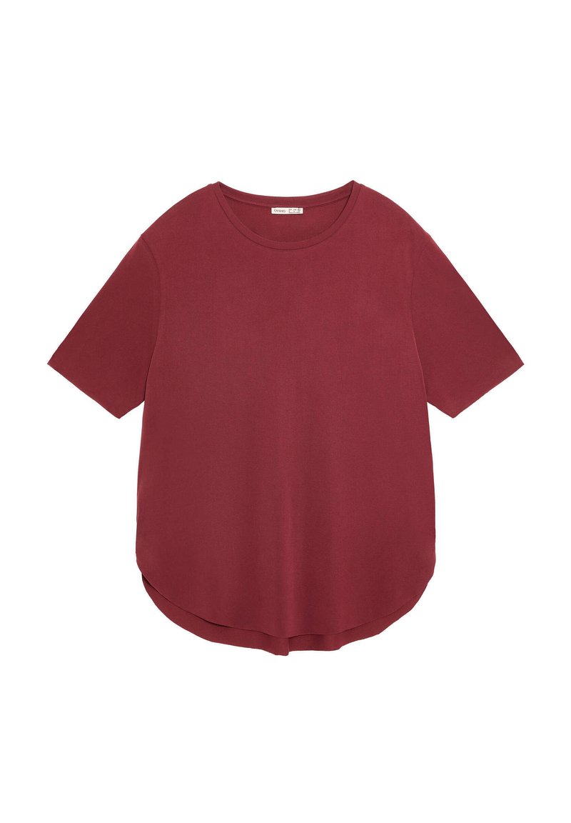 OYSHO T-shirt basic paars gemêleerd OYSHO T-shirt basic paars gemêleerd