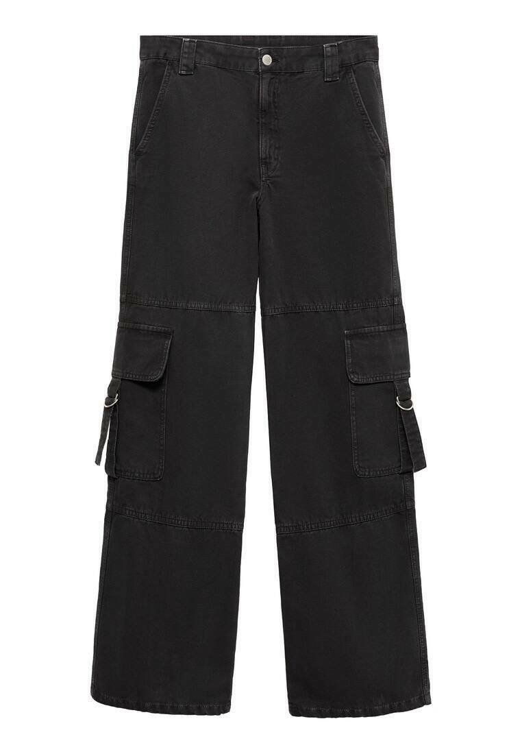 Mango Cargobroek grijs Mango Cargobroek grijs