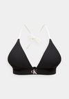 TRIANGLE GRAPHIC MONOGRAM - Bikinitopp - black