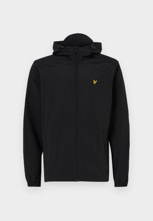Lyle & Scott ZIP THROUGH HOODED - Chaqueta de entretiempo - schwarz