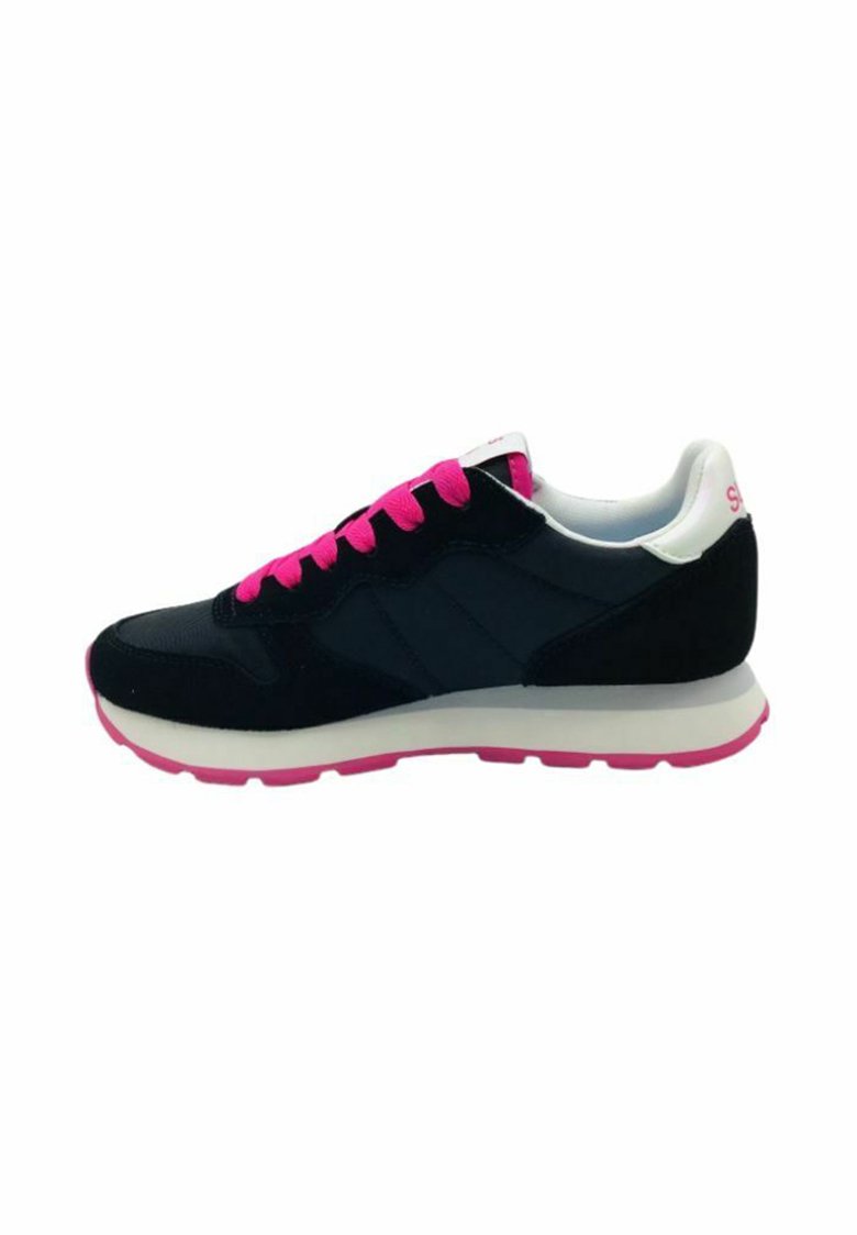 Sun68 ALLY SOLID - Sneakers basse - nero fucsia