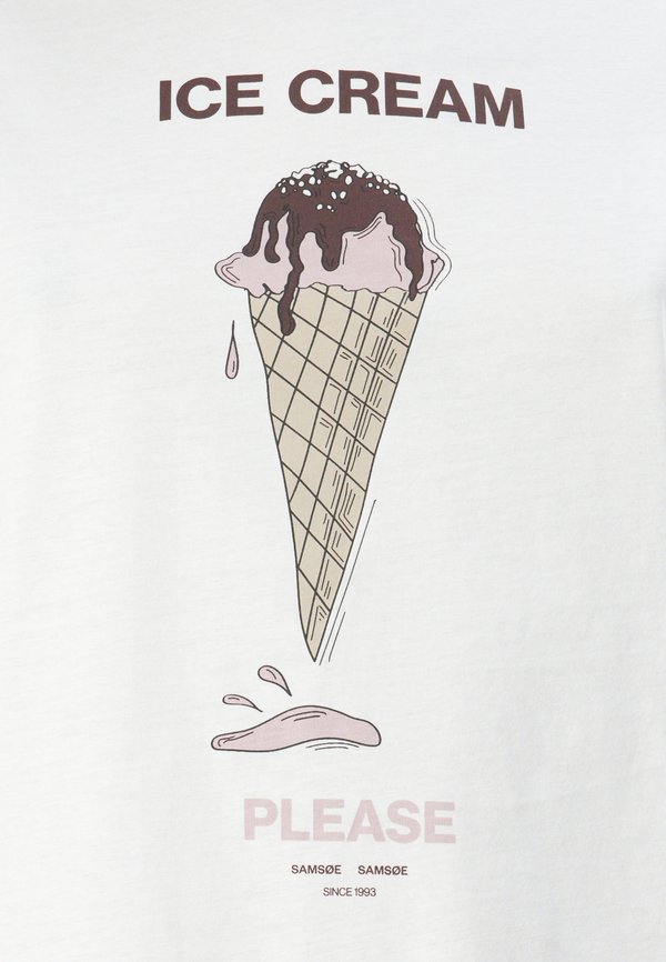 CAMINO - Print T-shirt - ice french roast2