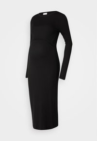 MLBRYNNA JUNE LS JRS MIDI  2F NOOS - Vabalt langev kleit - black