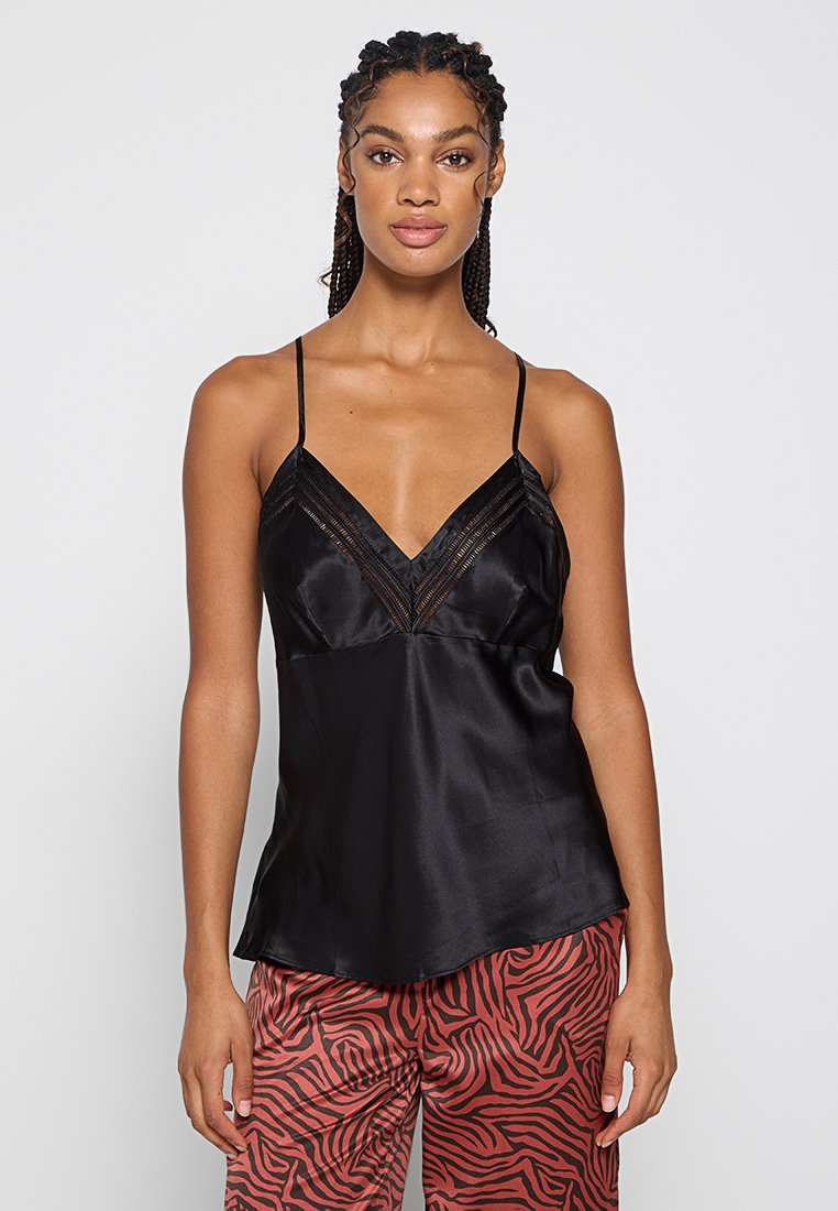 Chantelle Pyjamashirt zwart Chantelle Pyjamashirt zwart