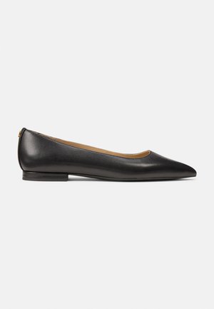 LONDYN LEATHER BALLET FLAT - Ballerines - black