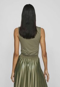 VILA VIKENZA U-NECK REV NOOS - Top - dusty olive