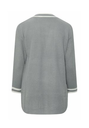 Yours Clothing, PLUS SIZE JUMPERS - Strickjacke - grey