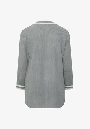 Yours Clothing, PLUS SIZE JUMPERS - Cardigan - grey