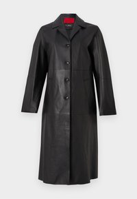 LONGISLAND - Leather jacket - black