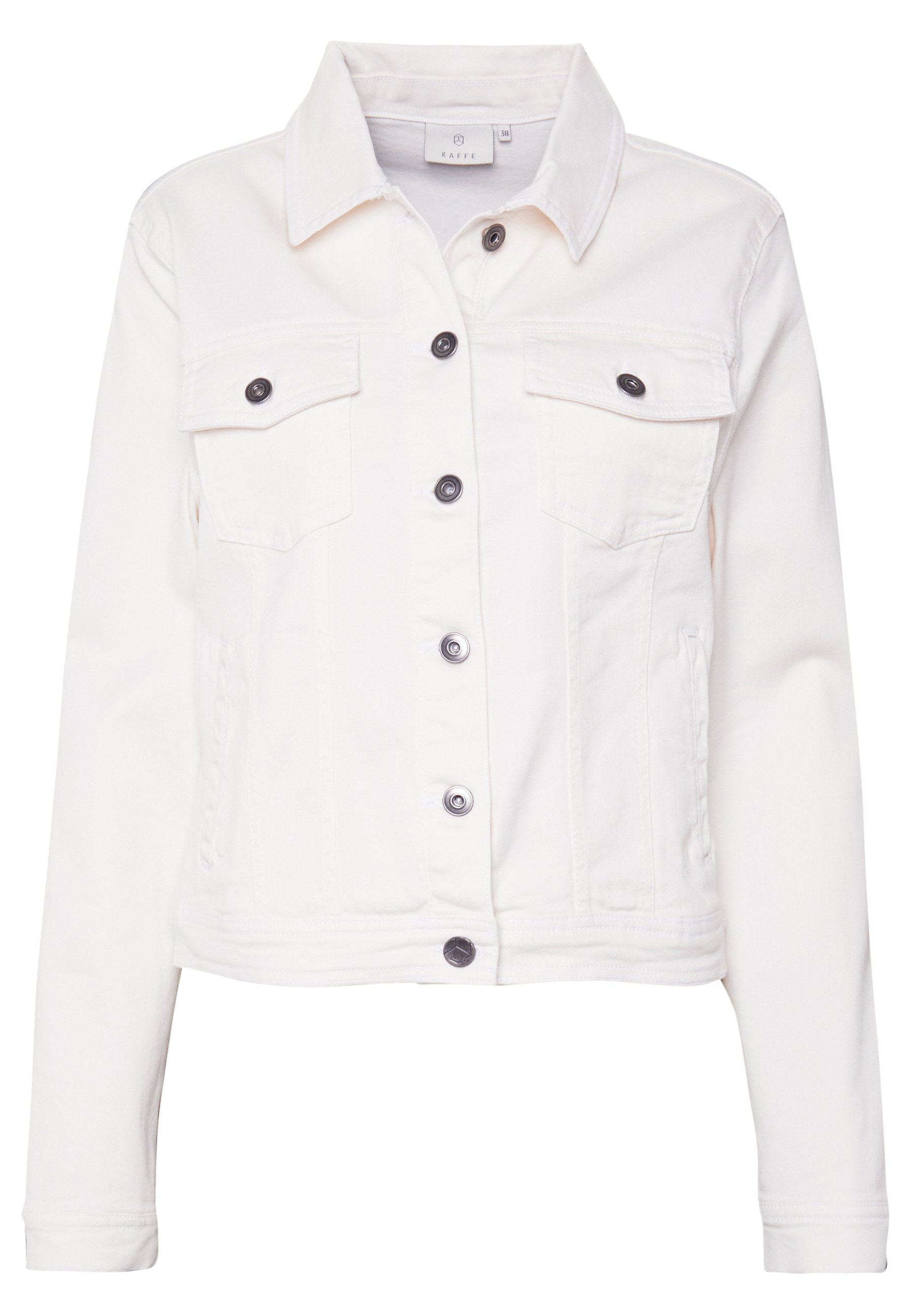 Kaffe KAVIOLET JACKET Jeansjakke chalk Zalando.no Jeansjakke med perler | Lindex
