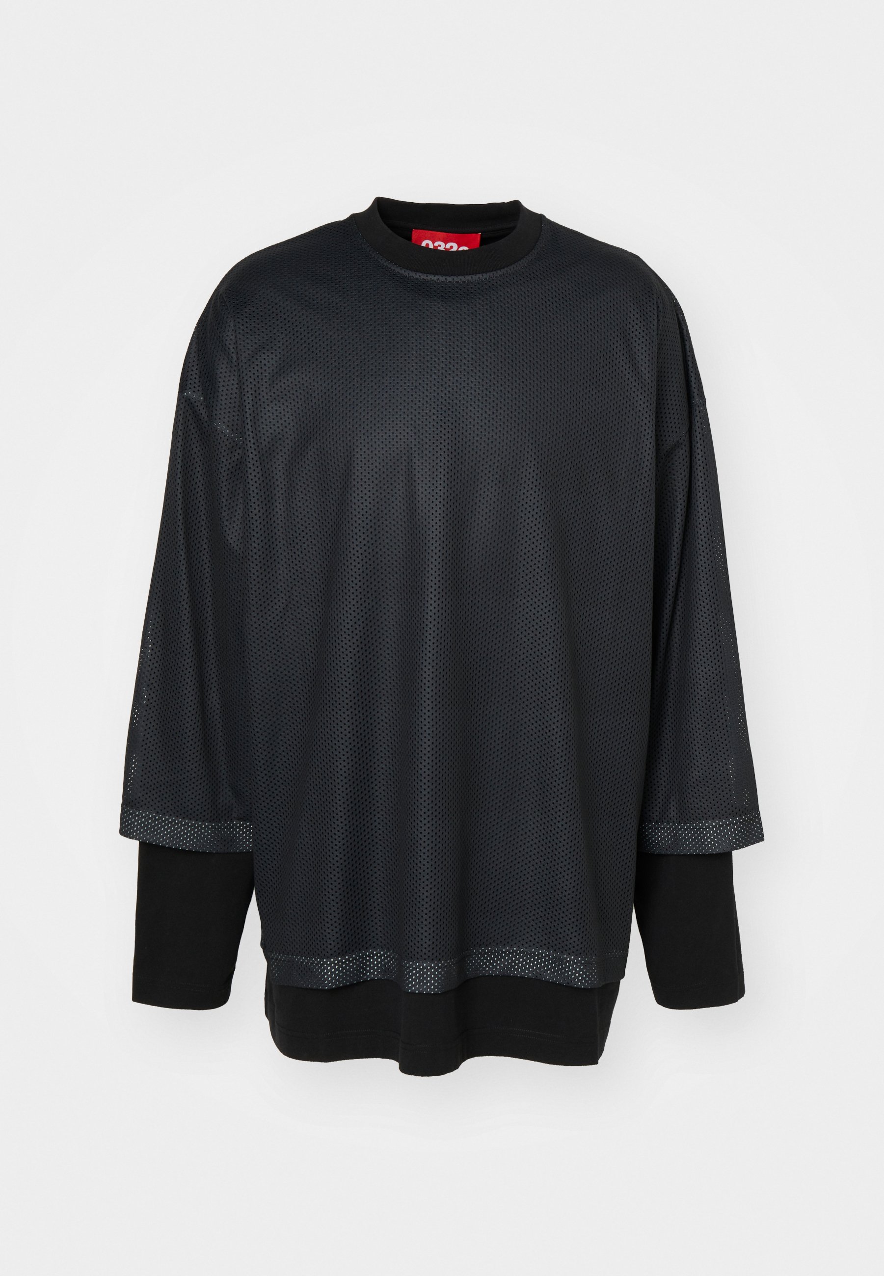 【032C】SEOUL OVERSIZED LONGSLEEVE WASHED BLACK 032c GAME LAYERED LONGSLEEVE - Long sleeved top - washed