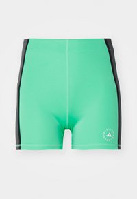 SHORT - Leggings - bright green/carbon