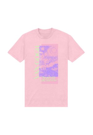 Print T-shirt - cotton pink