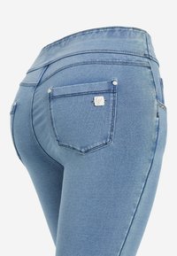 Freddy N.O.W.® YOGA CLASSIC - Skinny-Farkut - denim light blue blue seams