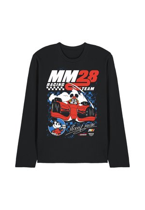 Disney, MICKEY MOUSE RACING CHEQUERED - Long sleeved top - black