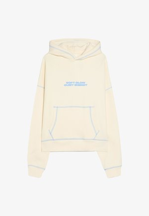 Bershka, PRINTED - HOODIE - Sweat à capuche - beige