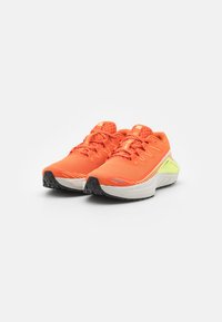 Salomon DRX DEFY GRVL - Bėgimo bateliai, skirti nelygiam paviršiui - red orange/sharp green/dawn blue
