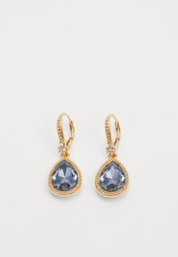 STONE TEARDROP - Auskarai - gold-coloured/blue
