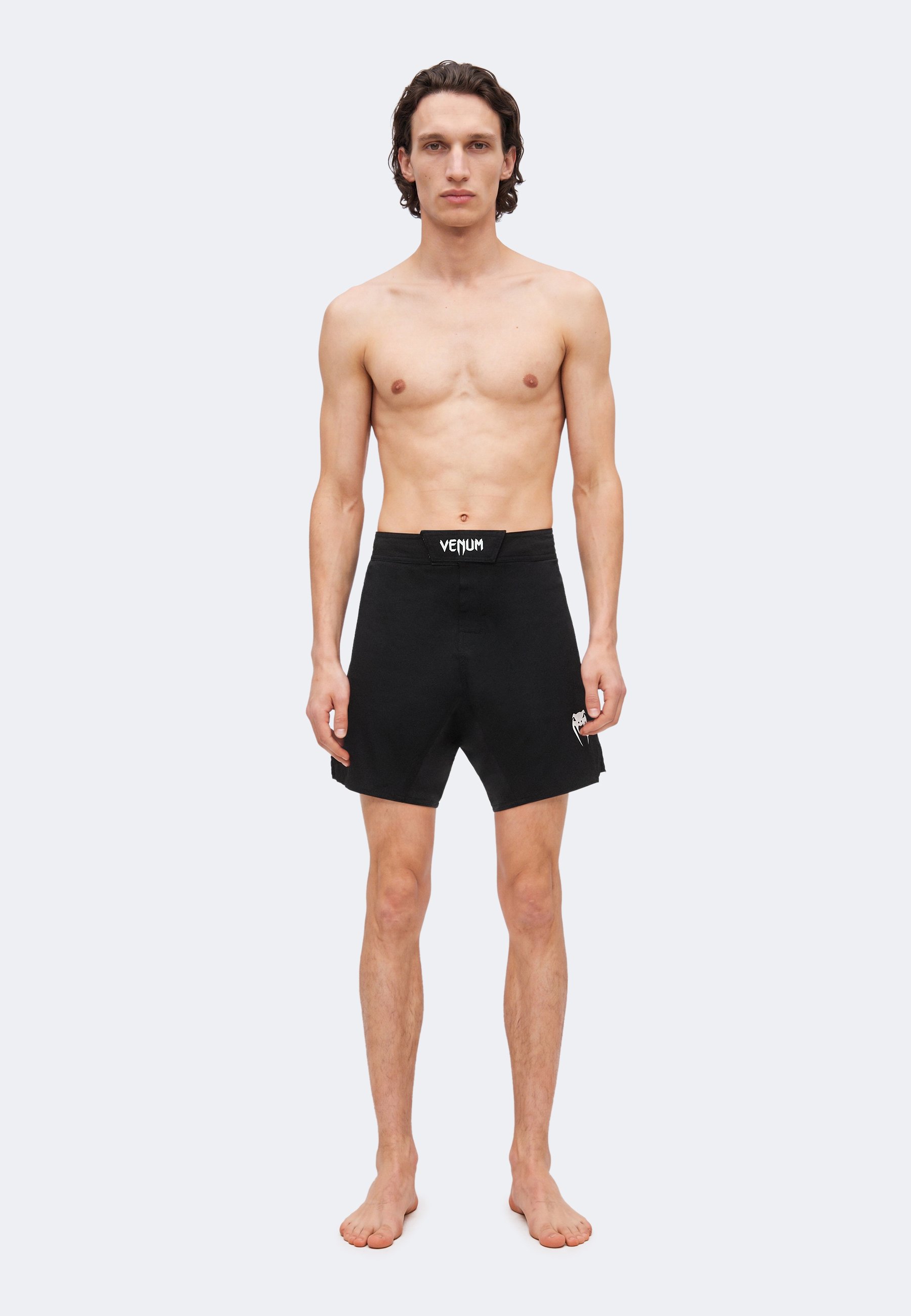 Venum CONTENDER MEN'S FIGHT SHORTS - Korte broeken - black/white