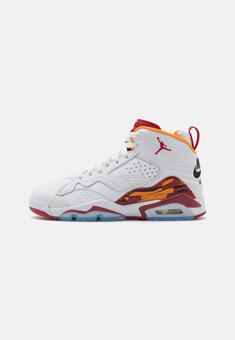 Jordan JUMPMAN MVP - Basketballsko - white/cardinal red/vivid orange/black