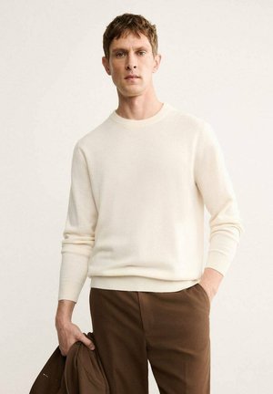 Jersey de punto - ivory white