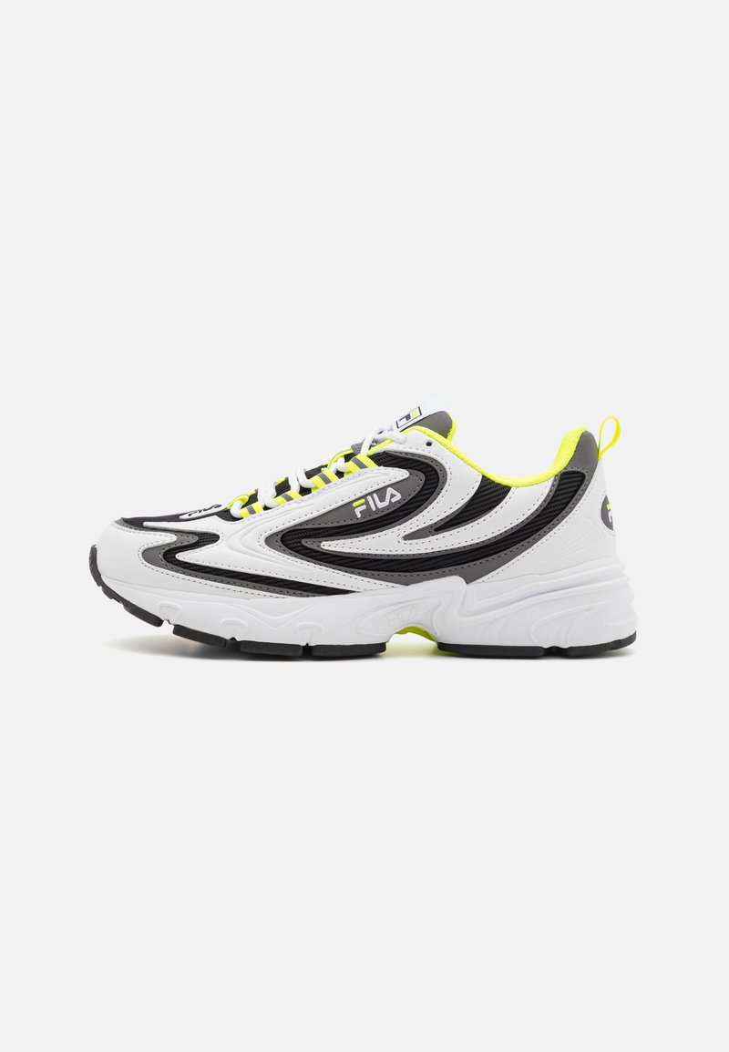 Fila ACTIX - Baskets basses - black/safety yellow