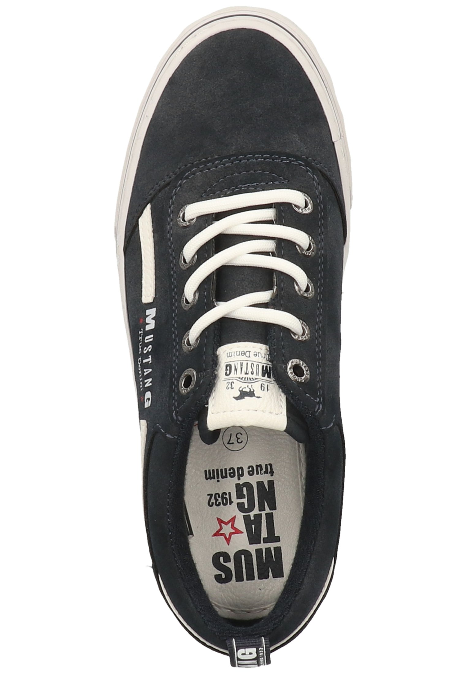 Mustang Sneakers laag - navy/Zwart - Zalando.nl