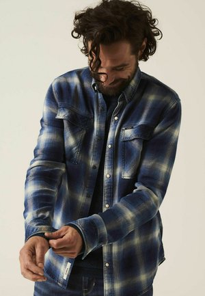 CHECKERED - Camicia - indigo