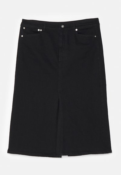 Proenza Schouler White Label MIDI SKIRT - Fustă în formă de A - black