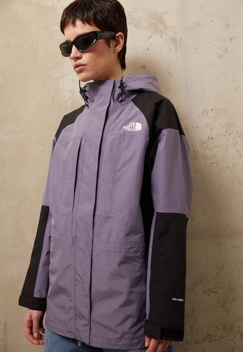 The North Face MOUNTAIN JACKET Waterproof jacket lunar slate/purple
