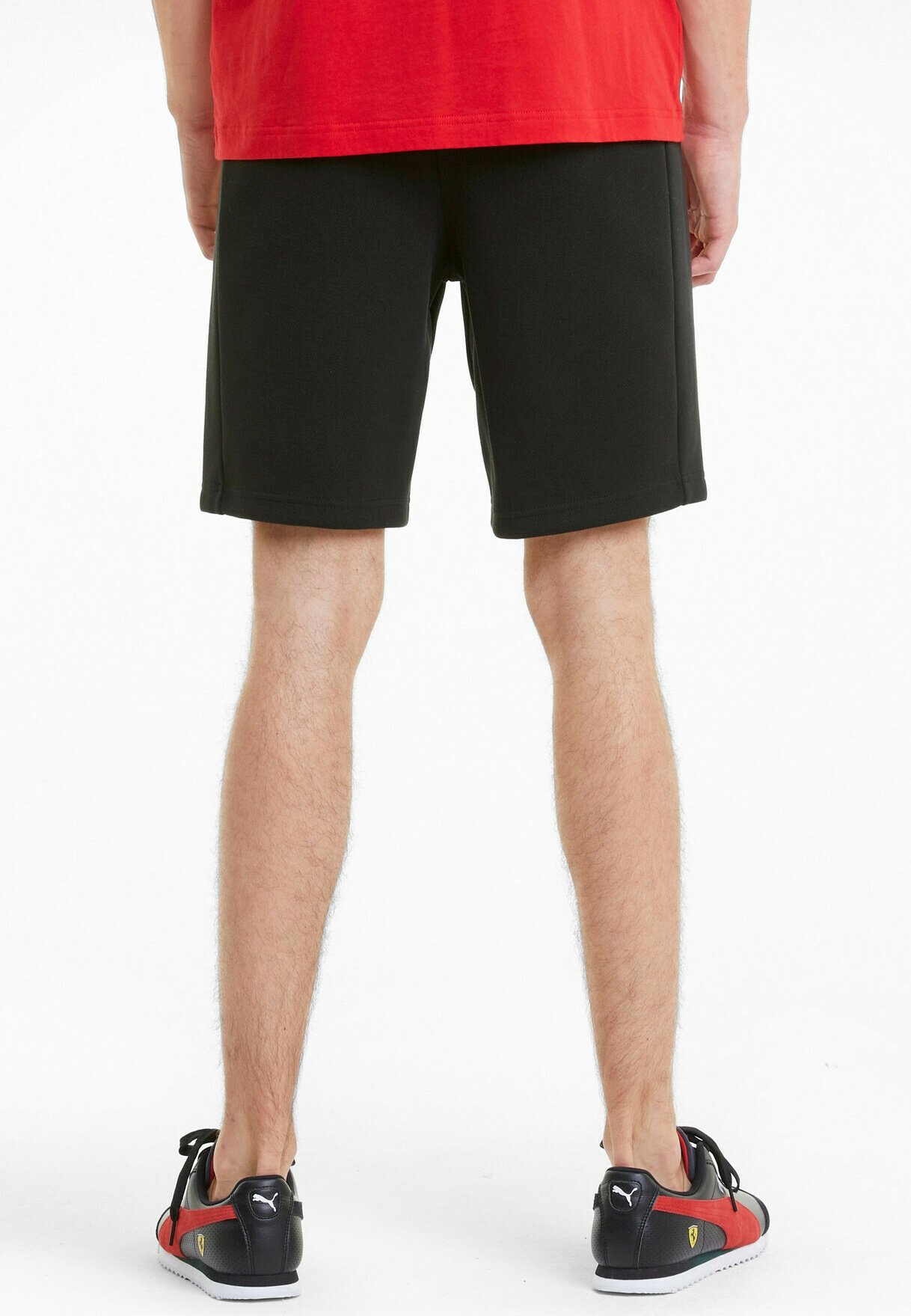Puma FERRARI STYLE - Pantaloncini sportivi - puma black/nero - Zalando