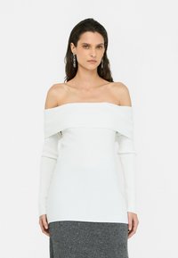 LIU JO OFF THE SHOULDER  - Strickpullover - white