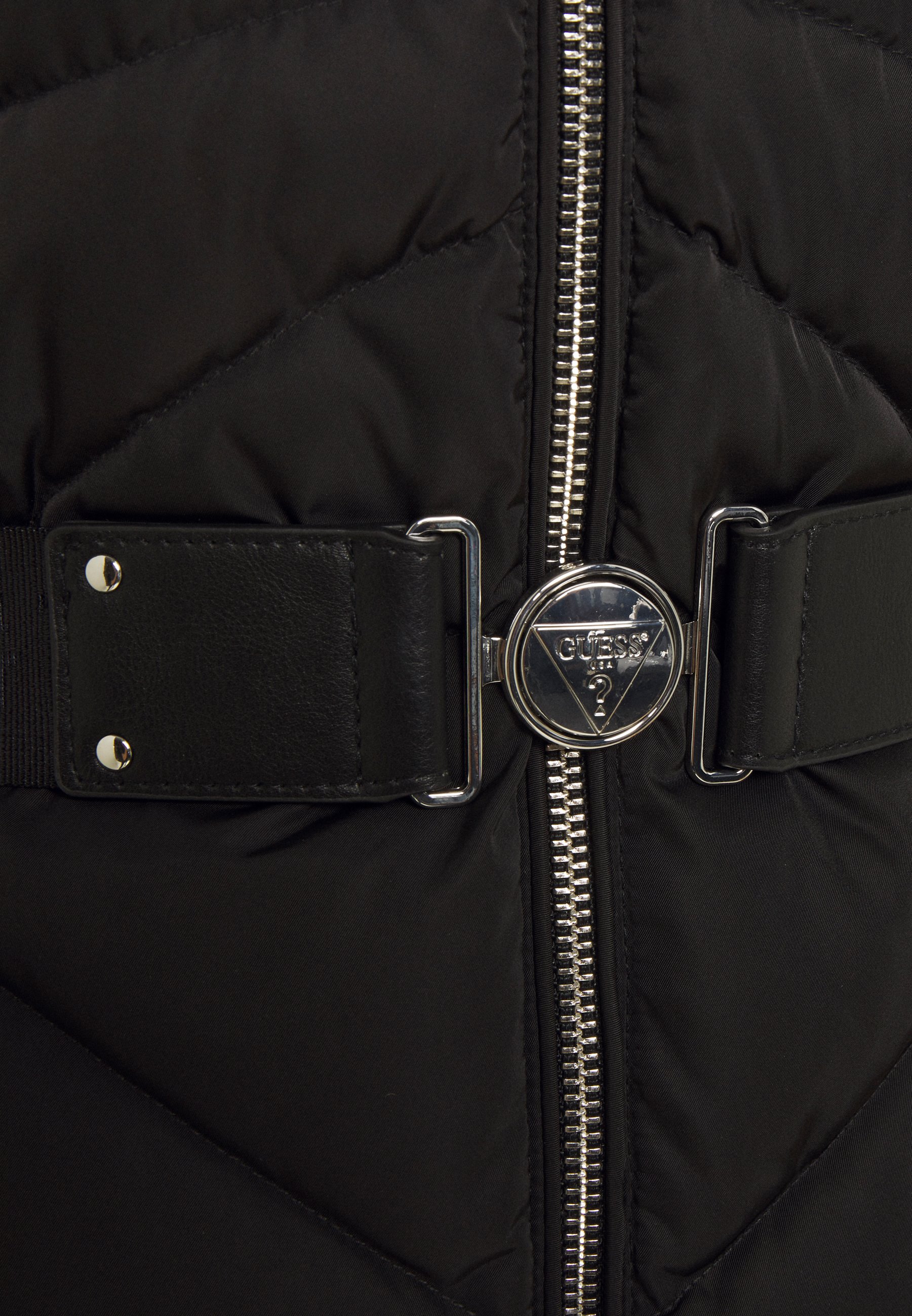 Guess SARA SHORT JACKET Dunjacka jet black Zalando.se Guess SARA SHORT JACKET Dunjacka jet black Zalando.se