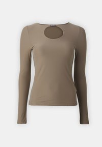 AMIRA LOGO PLACKE - Hosszú ujjú felső - walnut shell