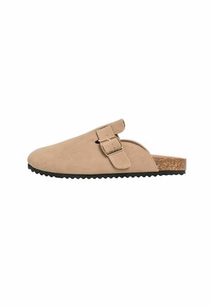 WIDE FIT - BUCKLE COMFORT  - Pantofle - neutral