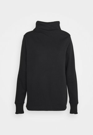 Athleta COZY KARMA TWIST NECK - Športni pulover - black