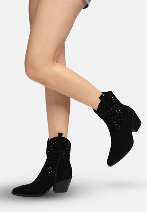 Cowboy- / bikerstøvlette - schwarz