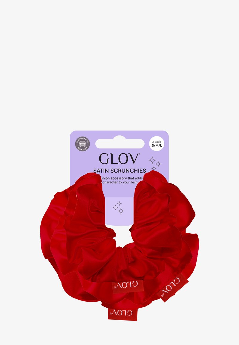 Glov GLOV® SCRUNCHIES 3 PACK S/M/L - Kit capelli - red