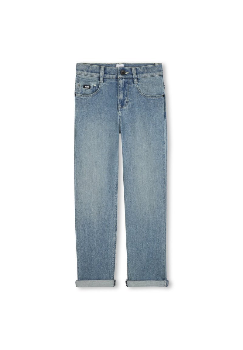 BOSS Kidswear Straight leg jeans blauw denim/bluedenim