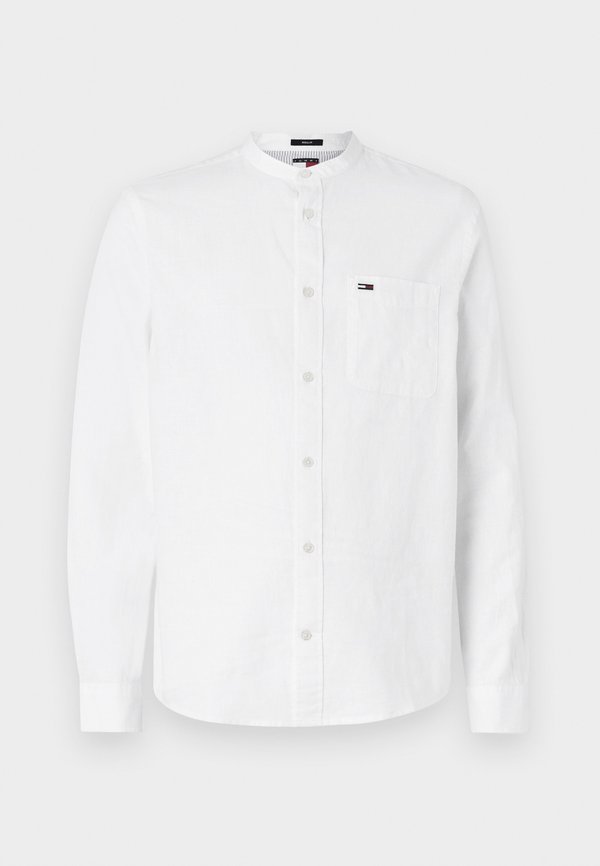 LINEN MIX BAND COLLAR - Shirt - ecru4