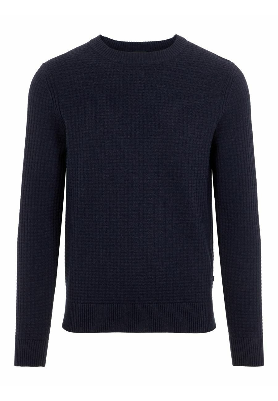 Stickad tröja jl navy Stickad tröja jl navy