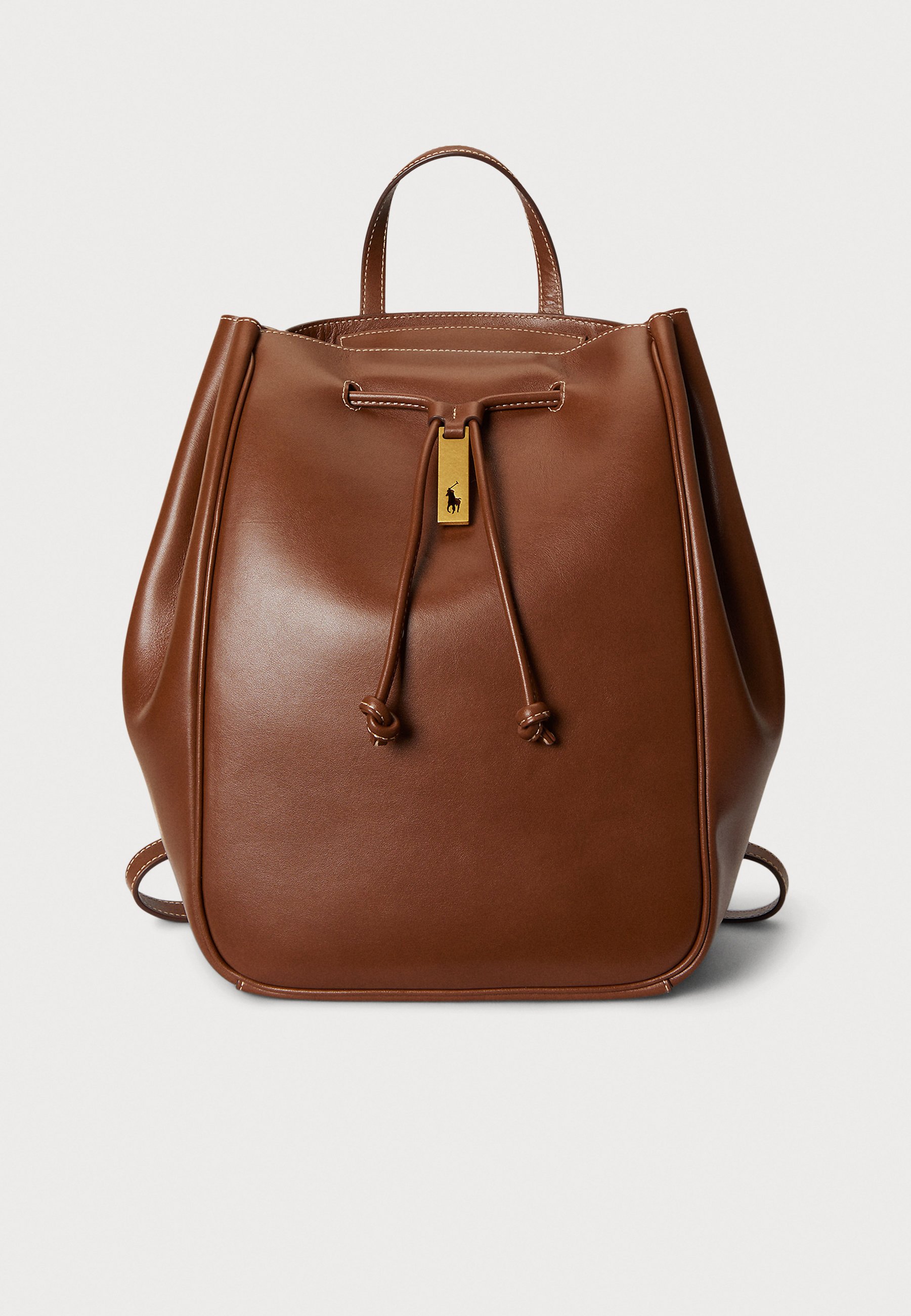 Polo Ralph Lauren POLO ID LEATHER DRAWSTRING BACKPACK 
