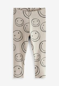 Next 3 PACK - Leggings - Byxor - black brown happy