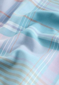 Unausgewählt, teal blue pink madras check