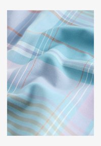 Unselected, teal blue pink madras check