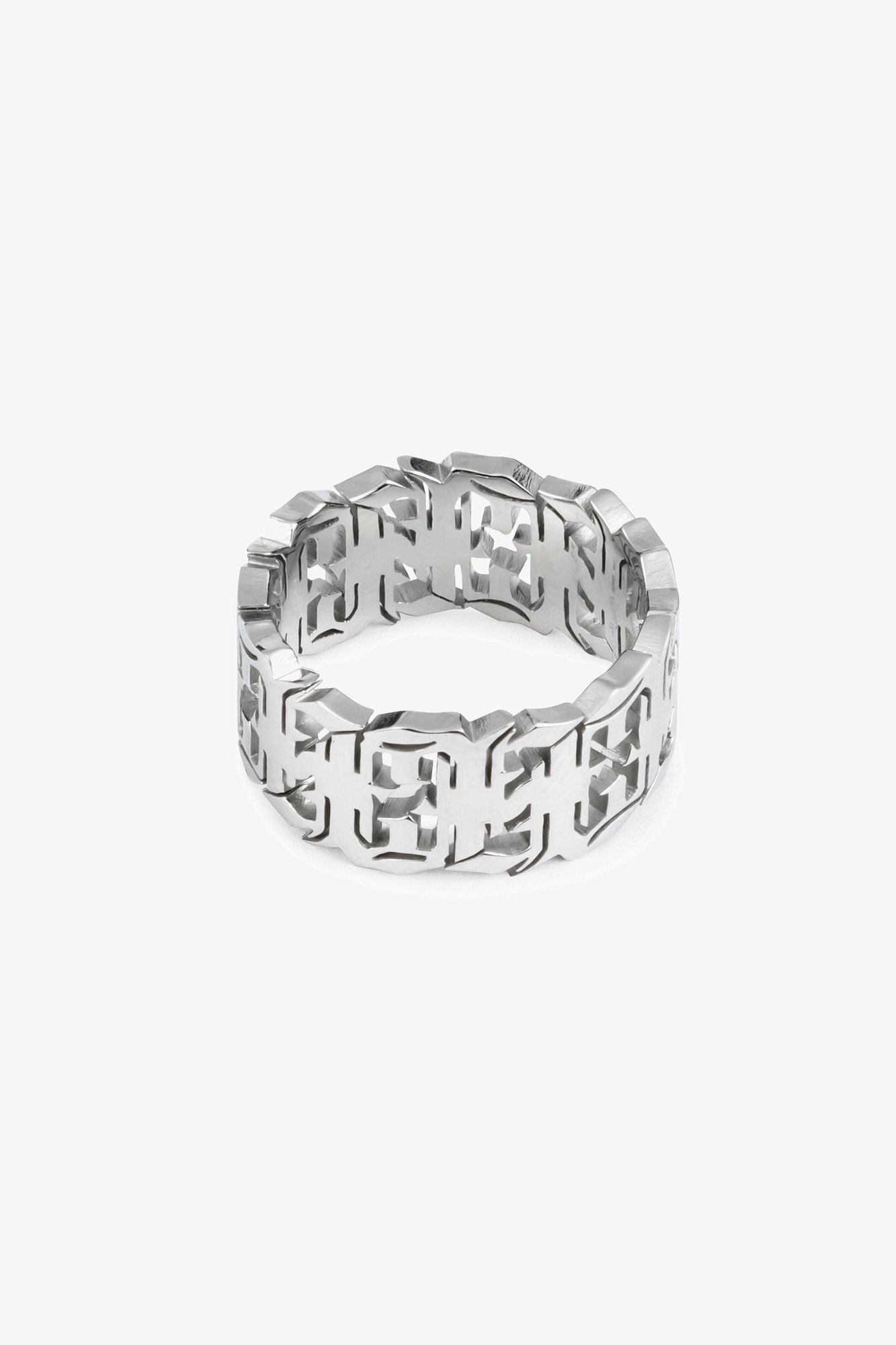 Zalando Bague Versace Fausse FAVELA ENDLESS UNISEX Bague Silver