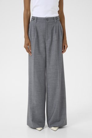 FIENE - Püksid - grey/blue melange