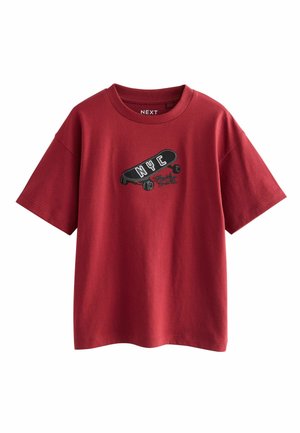 Next, SHORT SLEEVE GRAPHIC - Camiseta estampada - berry skateboard embroidery