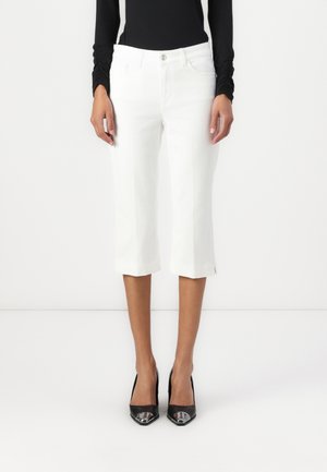PANT GOOD CAPRI - Straight leg -farkut - bianco lana